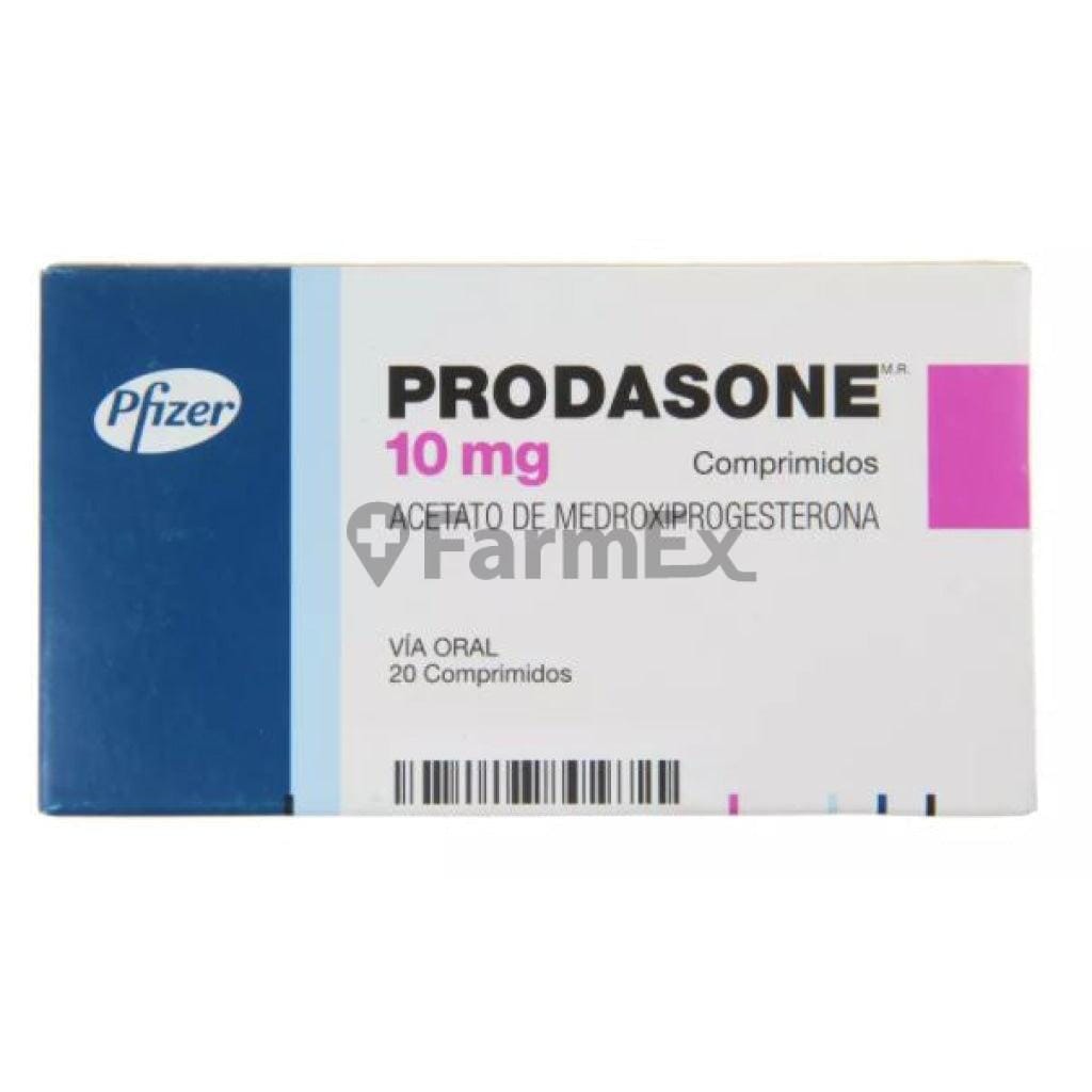 Prodasone 10 mg x 20 comprimidos "Ley Cenabast" Farmex-Pluxee-Persistente